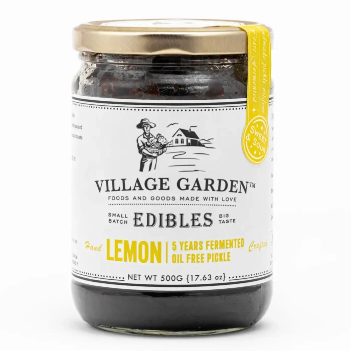 Village Garden sweet and sour lemon pickle 500 gms - 1